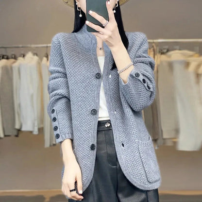 Linden Textured Knit Cardigan