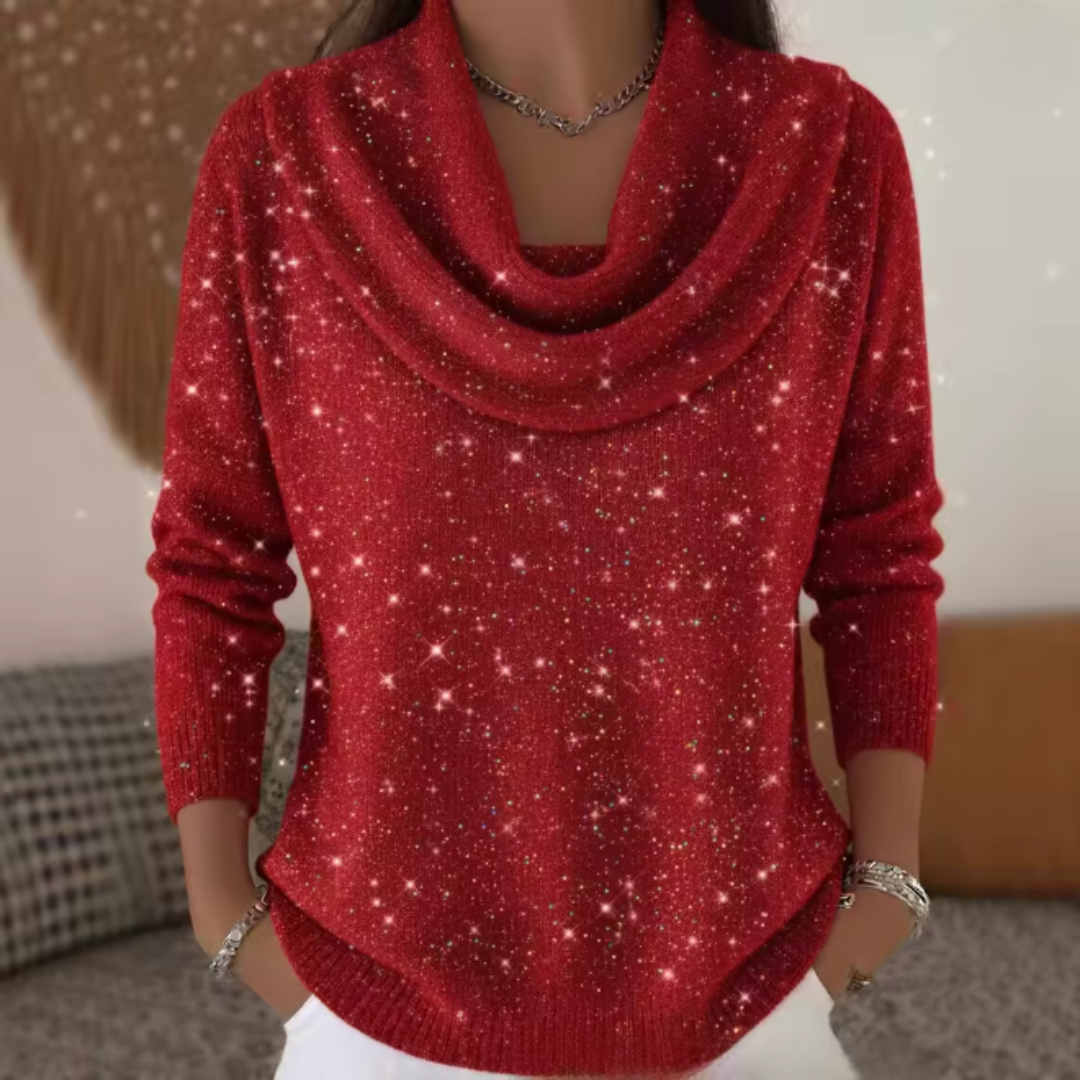 Lana | Maglia Elegante con Dettagli Scintillanti - Seldom Seen Styles
