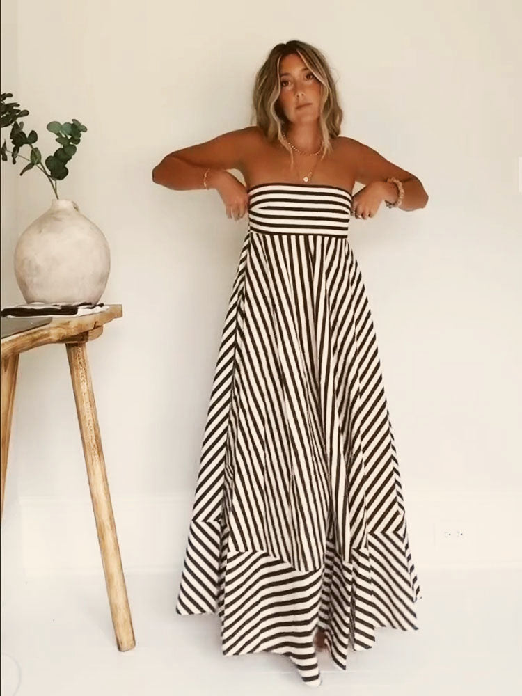 Lina Strapless Maxi Dress - Seldom Seen Styles