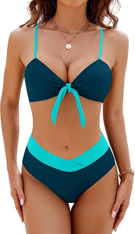 Women's High Waisted Bikini Sets Two Piece Swimsuit Sexy Bathing Suits - Seldom Seen Styles