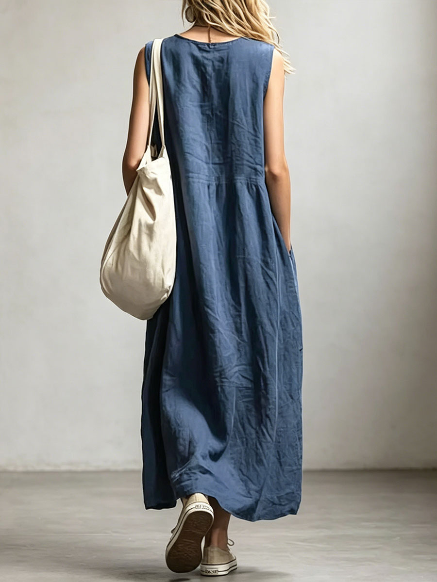Women's Halter Neck Jumpsuit Deep V Backless Loose Fit Wide Leg Summer Beach Outfit - Seldom Seen Styles