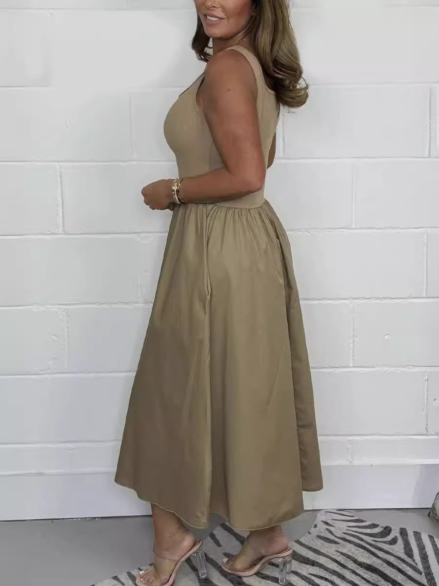 satin midi dress