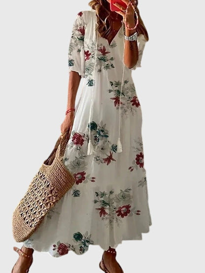 Amalia | Boho Vintage Summer Dress - Seldom Seen Styles