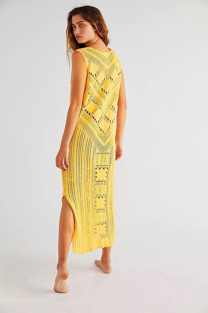 Pool Party Crochet Midi Cover Up