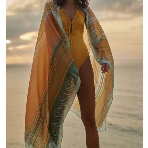 2025 New Solid Color Fashion Swimsuit Women Sexy Swimwear One-Piece Two-Piece Set - Seldom Seen Styles