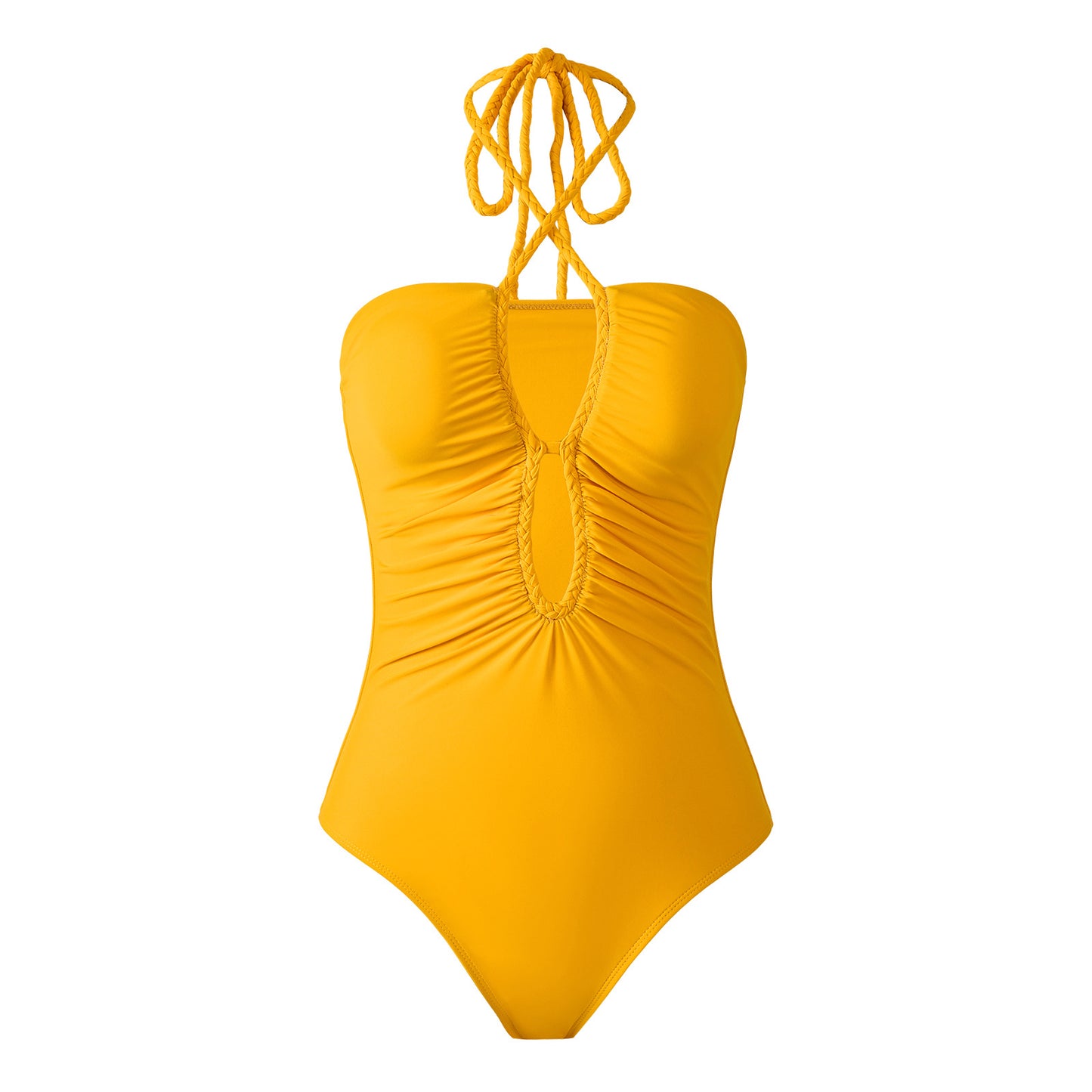 2025 New Solid Color Fashion Swimsuit Women Sexy Swimwear One-Piece Two-Piece Set - Seldom Seen Styles