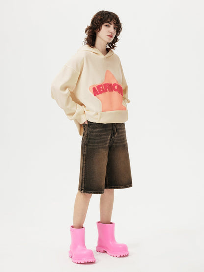 Vintage Embroidery Eden Star V303 Hoodie