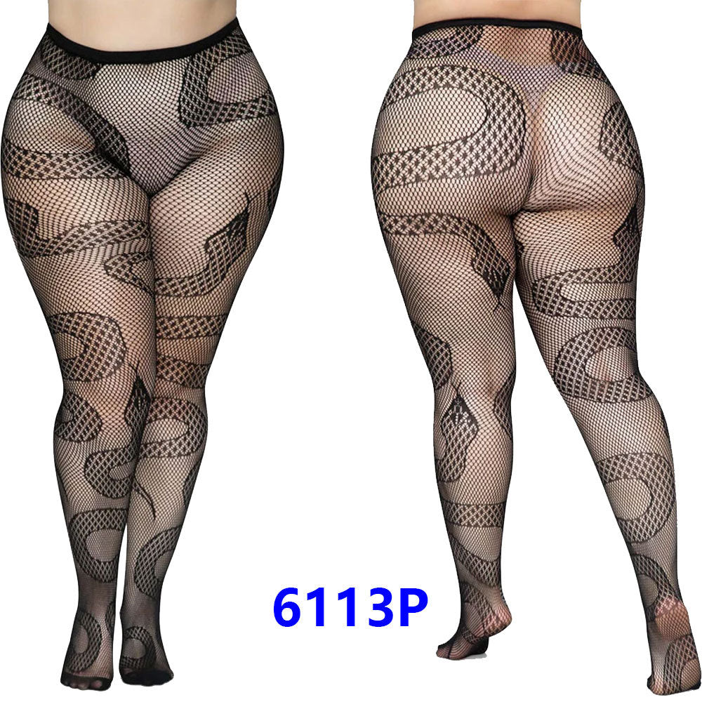 Plus Size Sexy Lingerie Women's Sexy Stockings Free off Open Files Socks Garter Jacquard Leggings7546P - Seldom Seen Styles