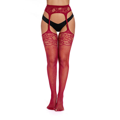 Bas sexy pour femmes, bas résille, collants sexy à base de résille, bas jacquard, bas résille, 7507
