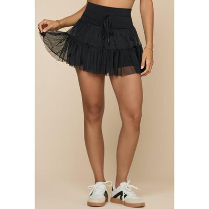 Pirouette Skort – Schwarz
