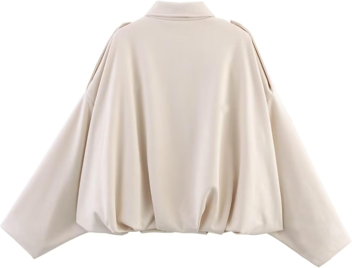 Women's Faux Suede Bomber Jacket Spring Lapel Pilot Coat Casual Oversized Long Sleeves Trendy Streetwear Outerwear - Seldom Seen Styles