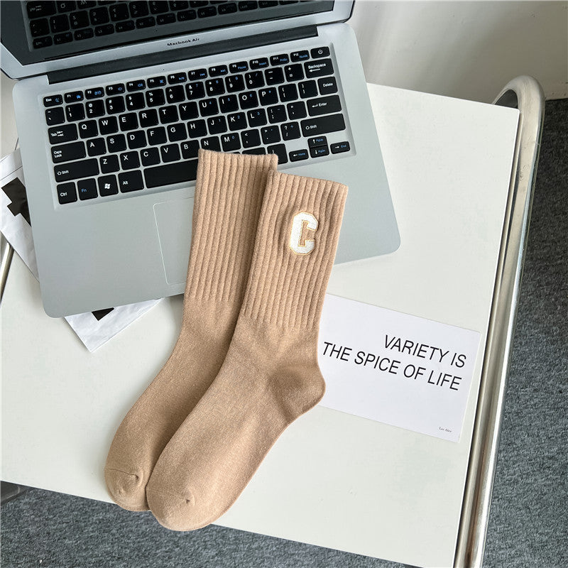 Socks women's socks autumn and winter cotton deodorant sports women's stockings - Seldom Seen Styles