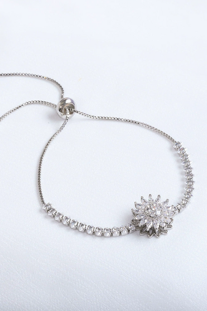 Women's Sunflower Diamond Bracelet