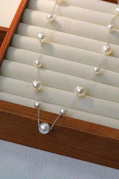 Women's Gypsophila Pearl Long Luxury Necklace