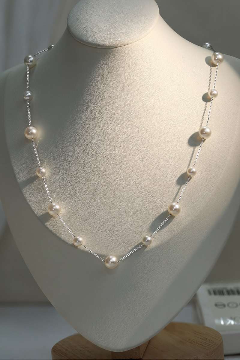 Women's Gypsophila Pearl Long Luxury Necklace - Seldom Seen Styles