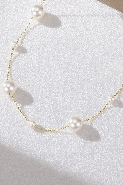 Women's Gypsophila Pearl Long Luxury Necklace