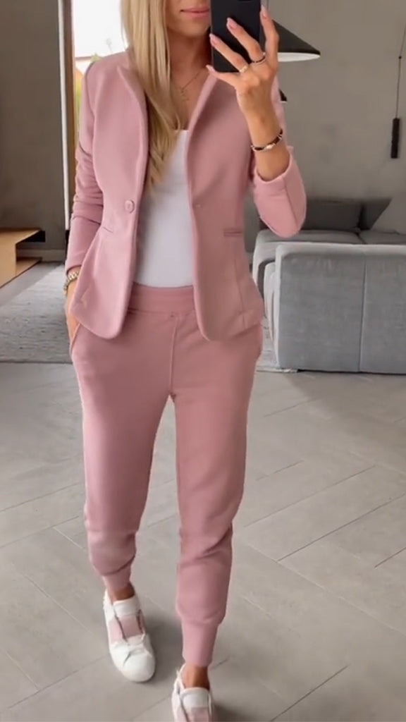 Women's Lapel Casual Suit - Seldom Seen Styles