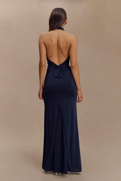 Seta | Halter Maxi Dress