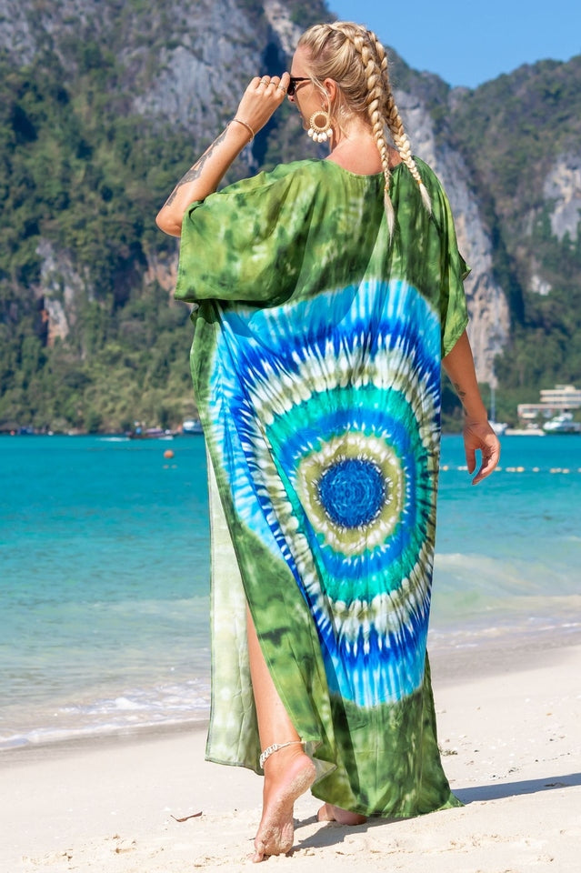 Tropical Pattern Kimono Blouse ( 29 Colors ) - Seldom Seen Styles