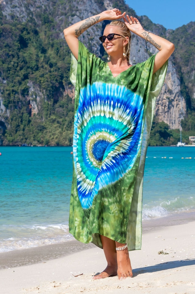 Tropical Pattern Kimono Blouse ( 29 Colors ) - Seldom Seen Styles