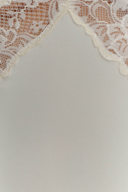 Electra Slinky Lace Maxi Dress - Ivory