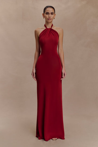 Seta | Halter Maxi Dress