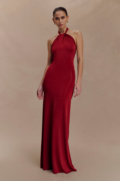 Seta | Halter Maxi Dress