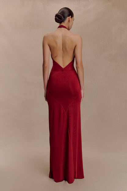 Seta | Halter Maxi Dress