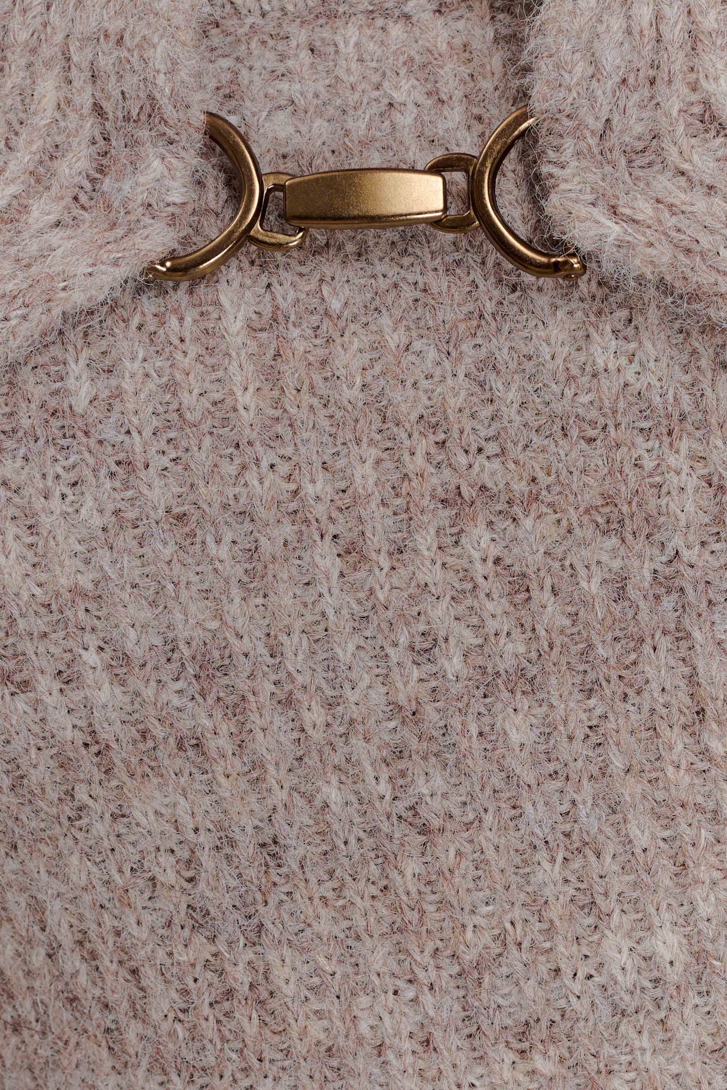 Baxter Off Shoulder Fluffy Knit Midi Dress - Taupe Marle - Seldom Seen Styles