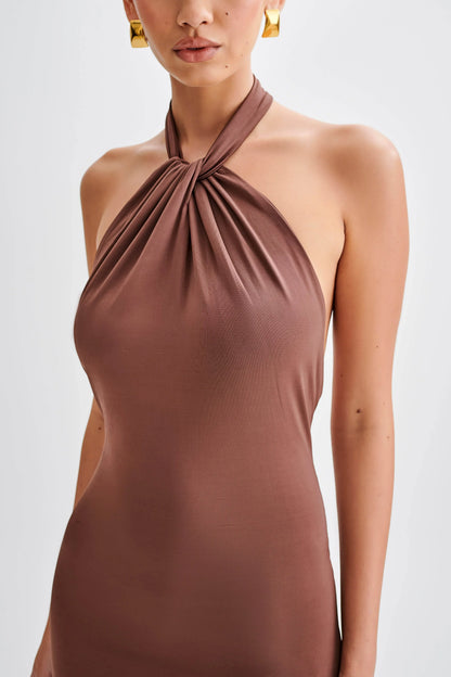 Seta | Halter Maxi Dress