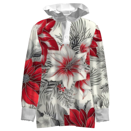 Women's Vintage Floral Print Striped Collar Top Going Outfits Blouses 90s Tops Funny Shirts Women Elegant Classy Tops Blouse Classyoutfit Women cute summer outfit boho Casual Style cute summer outfit women's summer outfits