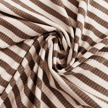 Women's Slouchy Square Neck Stripe Long Sleeve Crop Top & Low-Rise Wide Leg Trousers Co-ord, Minimalist Two Piece Outfits, Cozy Womenswear