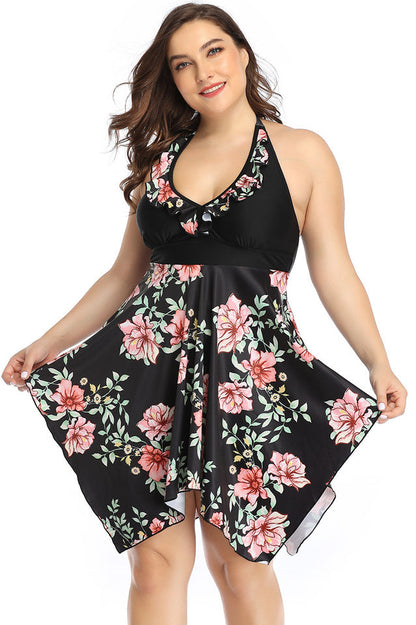 (2XL-6XL) Tankini Bademode Übergröße