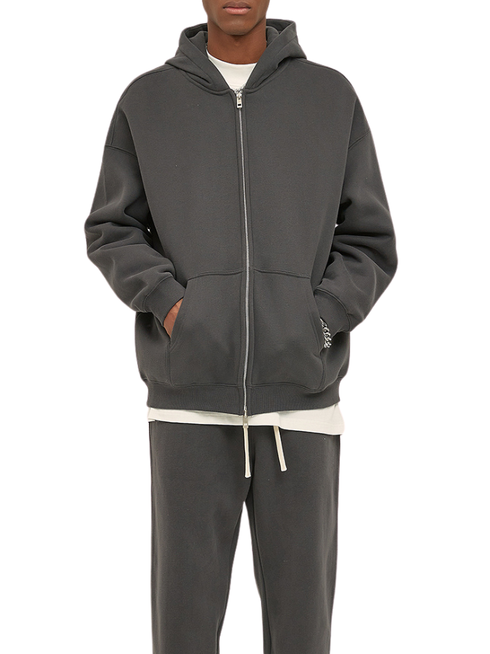 FIVELEAFS ZIP HOODIE - Seldom Seen Styles