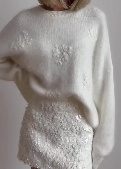 Textured Knit Sweater