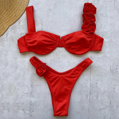 ENSEMBLE DE MAILLOT DE BAIN À FLEURS JEN