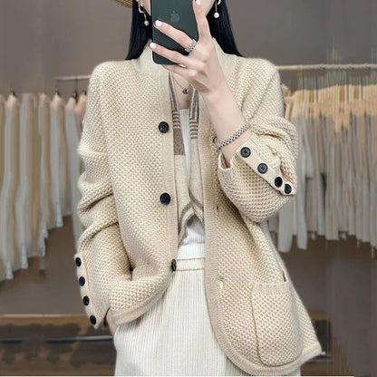 Linden Textured Knit Cardigan