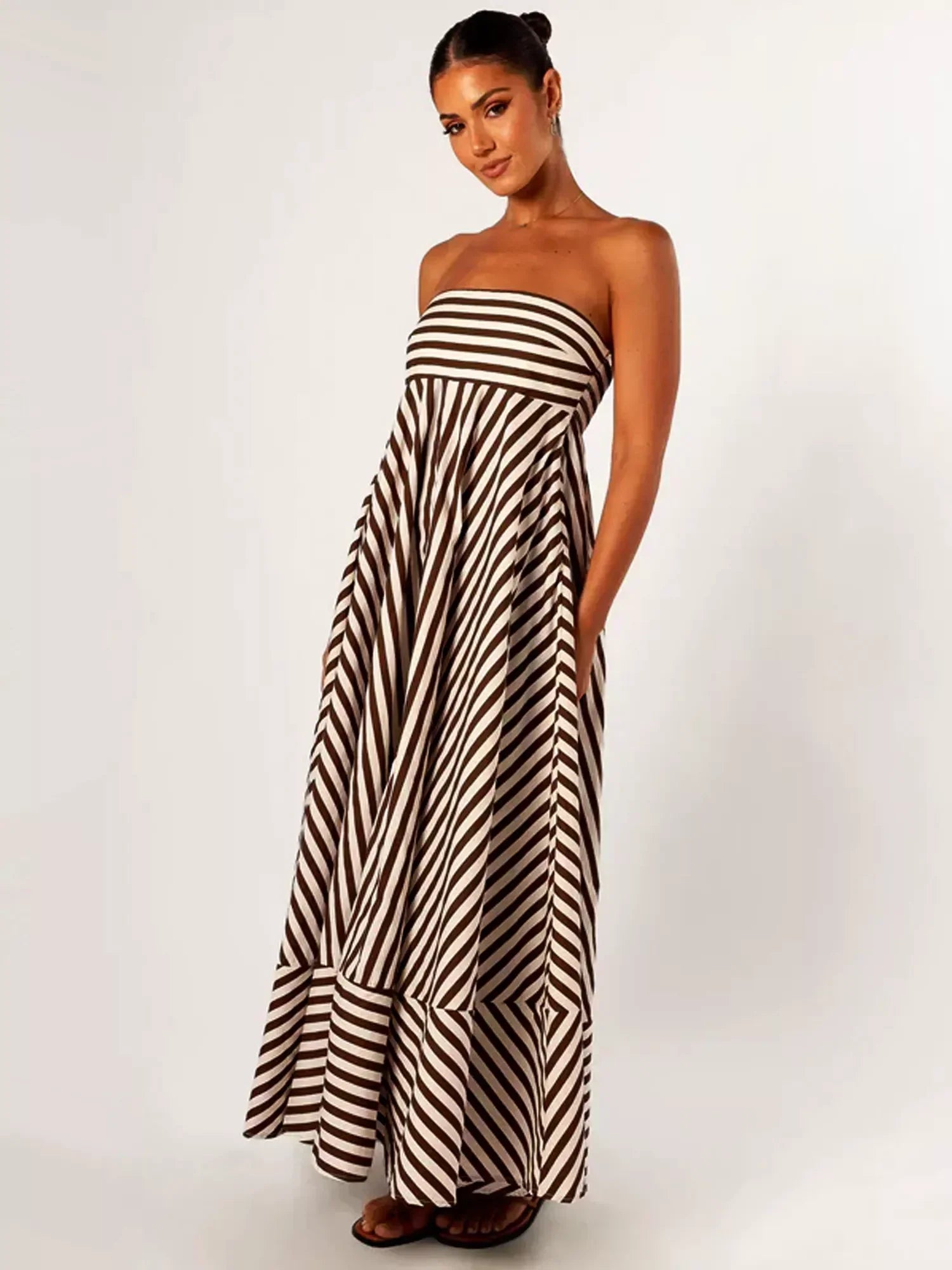 Lina Strapless Maxi Dress - Seldom Seen Styles
