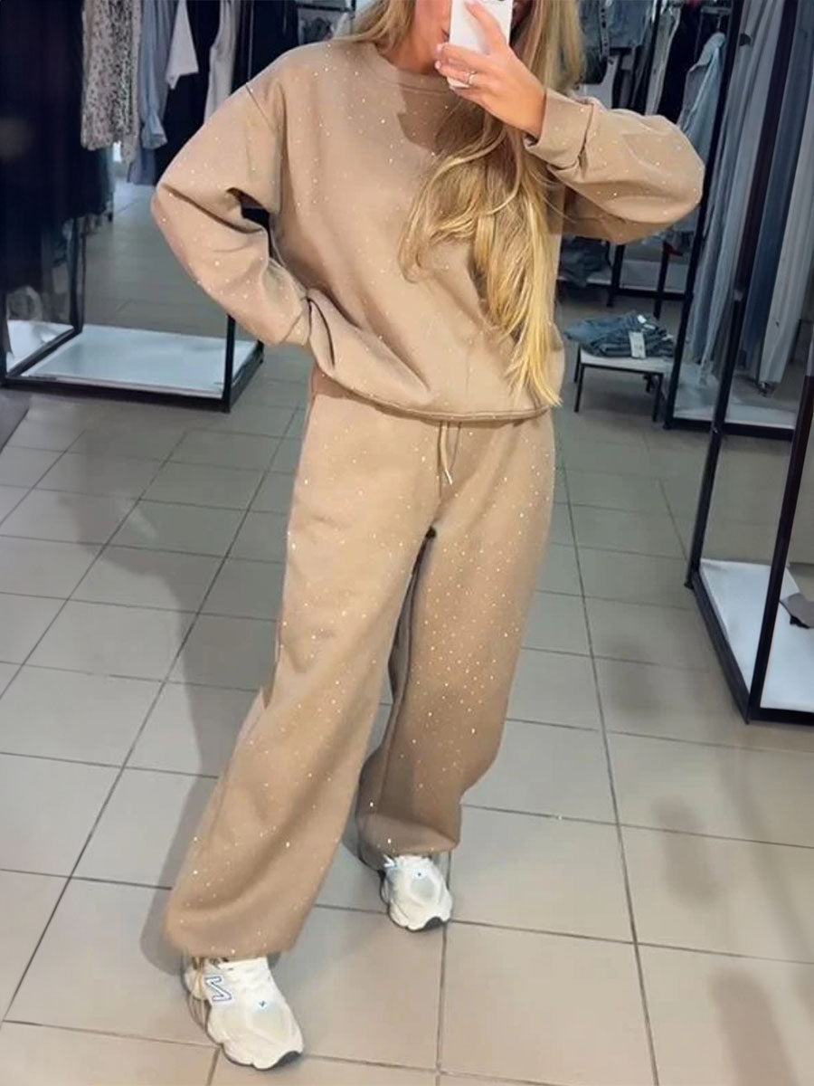Sparkle Tracksuit Streetwear Lounge Set - Seldom Seen Styles