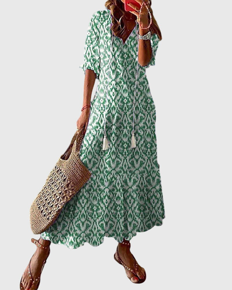 Amalia | Boho Vintage Summer Dress - Seldom Seen Styles