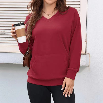 Sweatshirt for Women Long Sleeve Crewneck Sweatshirt Women Causal Loose Fit Pullover Tunic Top Fall Clothes Shirts