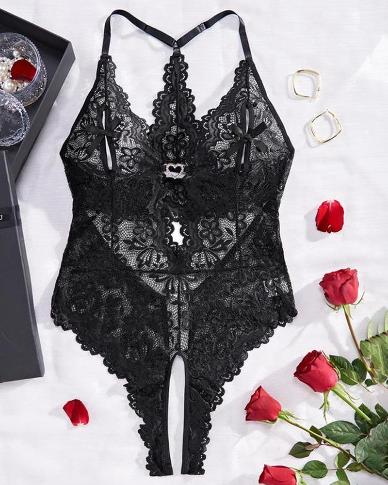 Women's Sexy Lace Bodysuit Pajamas - Seldom Seen Styles