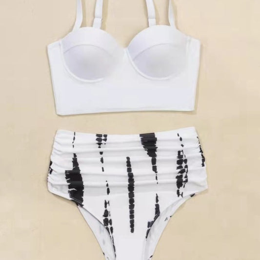 bikini white and black