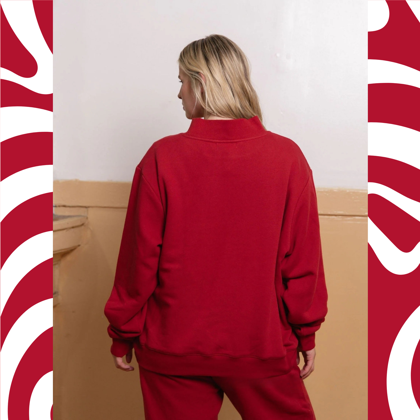 Sunkissed Varsity Mockneck