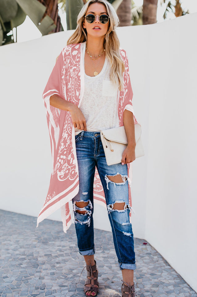 Boho Floral Kimono - Seldom Seen Styles