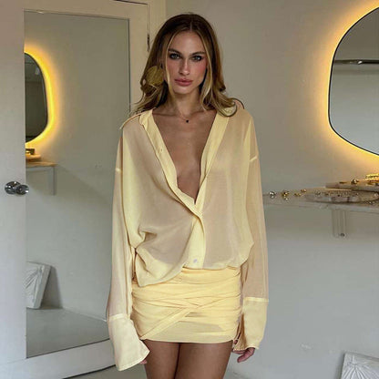 Minikleid Lyon – Gelb