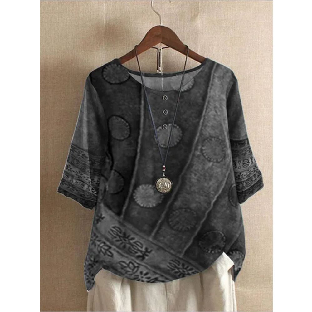 Boho Tops for Women Short Sleeve Summer Vintage T Shirts Casual Loose - Seldom Seen Styles