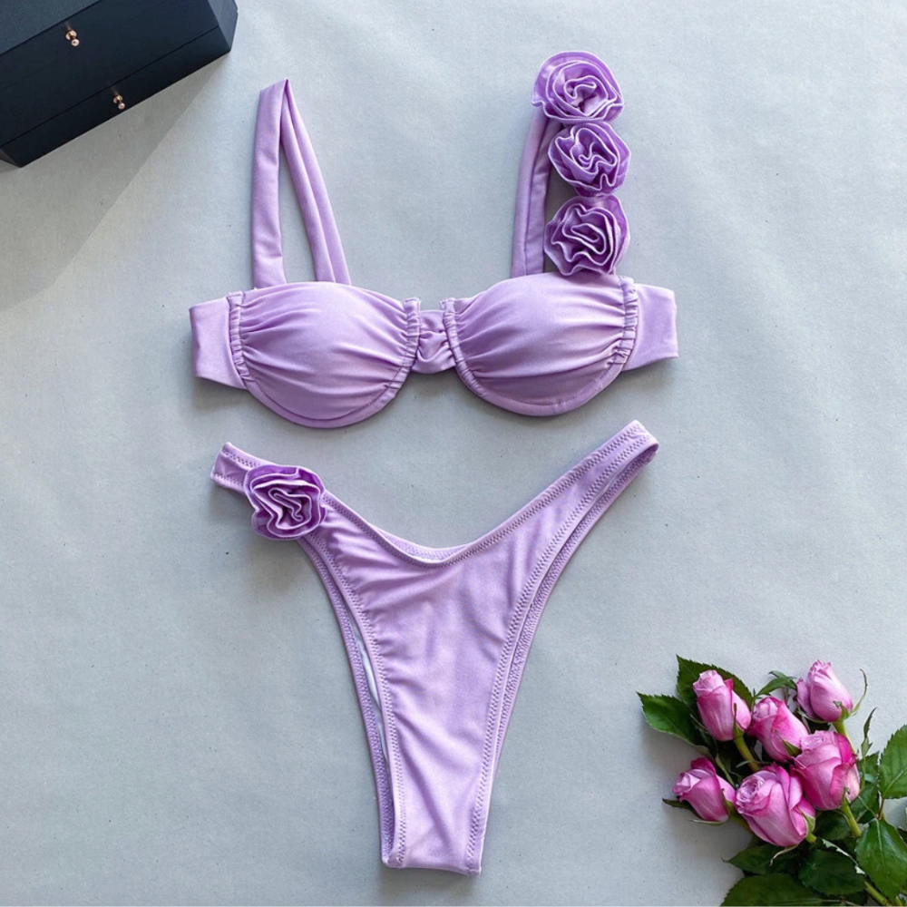 JEN FLORAL SWIMSUIT SET - Seldom Seen Styles