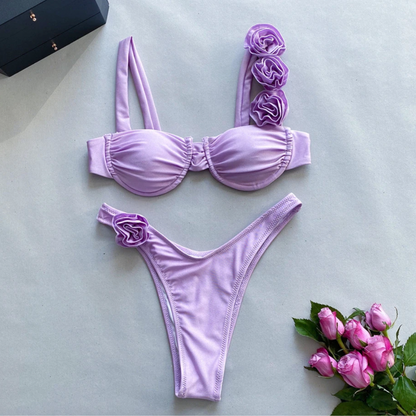 ENSEMBLE DE MAILLOT DE BAIN À FLEURS JEN