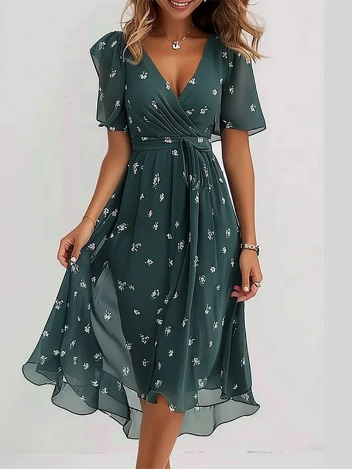 Maci - Warm Tummy Cover Summer Dress - Seldom Seen Styles